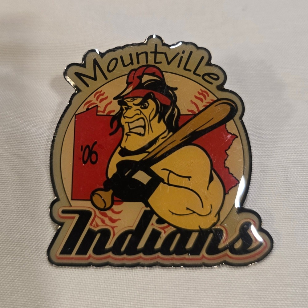 Mountville Indians Baseball‎ 2006 Enamel Pin Vintage Collectible
